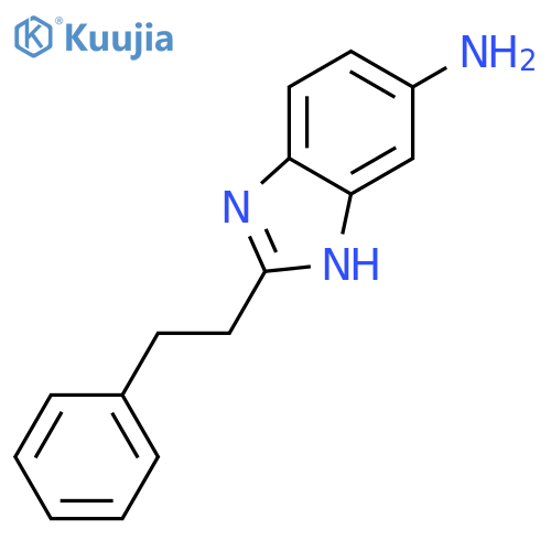 2-Phenethyl-1H-benzoimidazol-5-ylamine structure