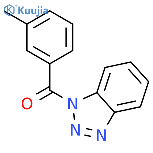 Methanone, 1H-benzotriazol-1-yl(3-methylphenyl)- structure