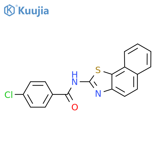 4-chloro-N-(2Z)-2H,3H-naphtho2,1-d1,3thiazol-2-ylidenebenzamide structure