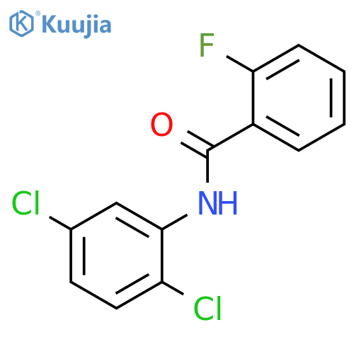 N-(2,5-dichlorophenyl)-2-fluorobenzamide structure
