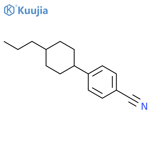 4-(4-propylcyclohexyl)benzonitrile structure