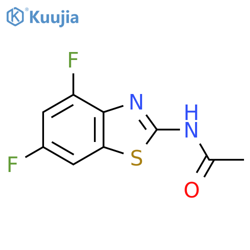 N-(4,6-Difluoro-1,3-benzothiazol-2-yl)acetamide structure