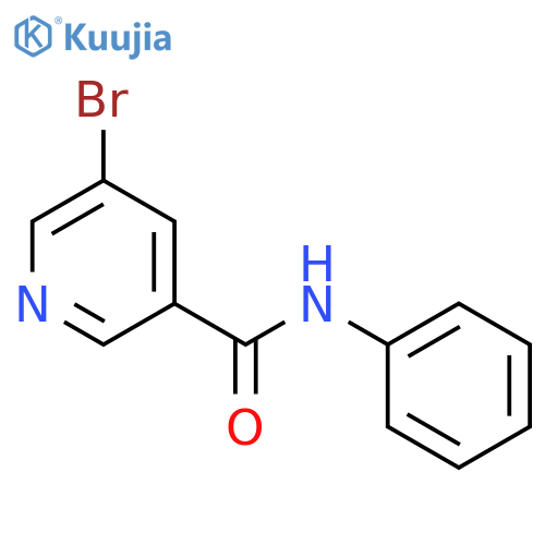 5-Bromo-N-phenylnicotinamide structure