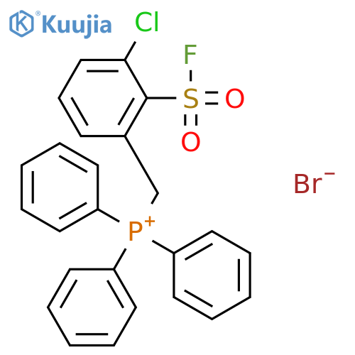 Phosphonium,[[3-chloro-2-(fluorosulfonyl)phenyl]methyl]triphenyl-, bromide (1:1) structure