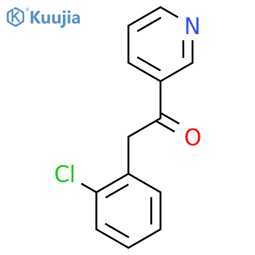2-(2-Chlorophenyl)-1-(3-pyridinyl)-ethanone structure