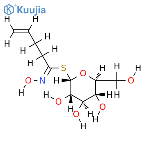 desulpho-3-butenylglucosinolate structure
