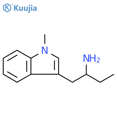 1-(1-methyl-1H-indol-3-yl)butan-2-amine structure