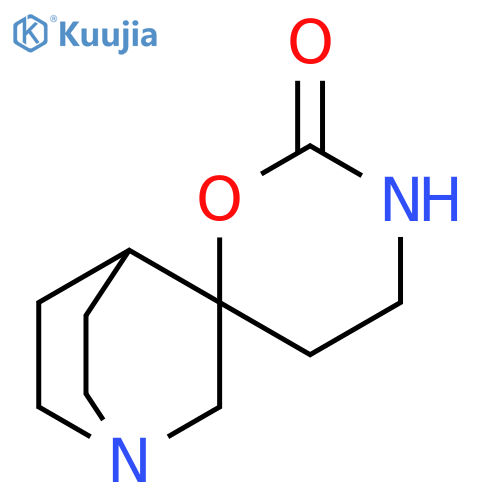 Spiro[1-azabicyclo[2.2.2]octane-3,6-[6H-1,3]oxazin]-2-one, tetrahydro- (9CI) structure