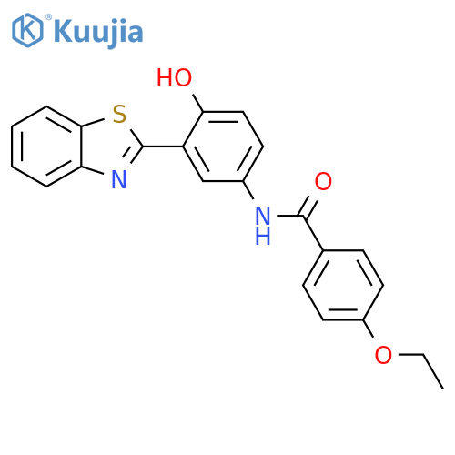 N-3-(1,3-benzothiazol-2-yl)-4-hydroxyphenyl-4-ethoxybenzamide structure
