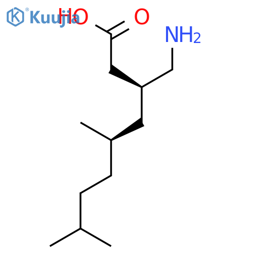 Nonanoic acid, 3-(aminomethyl)-5,8-dimethyl-, (3S,5R)- structure