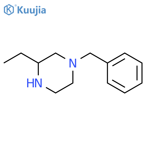 1-benzyl-3-ethylpiperazine structure