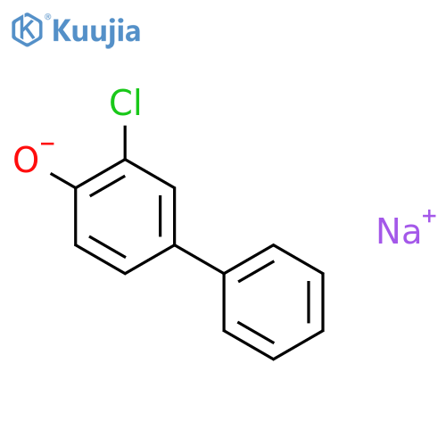 [1,1'-Biphenyl]-4-ol,3-chloro-, sodium salt (1:1) structure