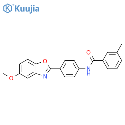 N-(4-(5-Methoxybenzo[d]oxazol-2-yl)phenyl)-3-methylbenzamide structure
