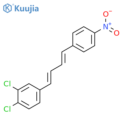 Benzene, 1,2-dichloro-4-[(1E,3E)-4-(4-nitrophenyl)-1,3-butadienyl]- structure