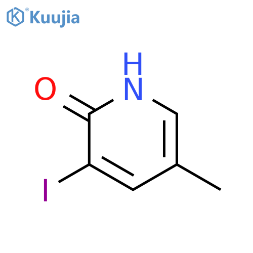 2-HYDROXY-3-IODO-5-METHYLPYRIDINE structure