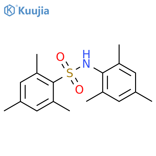 2,4,6-trimethyl-N-(2,4,6-trimethylphenyl)benzene-1-sulfonamide structure