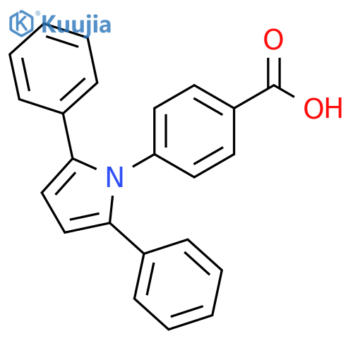 Benzoic acid, 4-(2,5-diphenyl-1H-pyrrol-1-yl)- structure