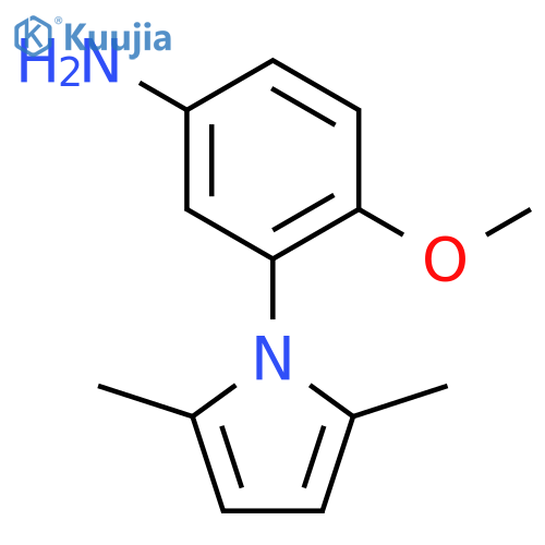 3-(2,5-Dimethyl-pyrrol-1-yl)-4-methoxy-phenylamine structure