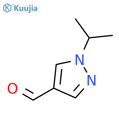1-(propan-2-yl)-1H-pyrazole-4-carbaldehyde structure