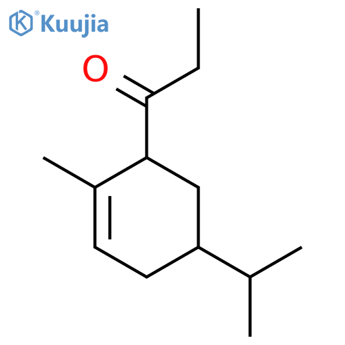 1-(5-Isopropyl-2-methylcyclohex-2-en-1-yl)propan-1-one structure