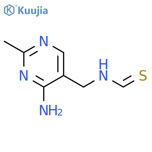 Methanethioamide,N-[(4-amino-2-methyl-5-pyrimidinyl)methyl]- structure