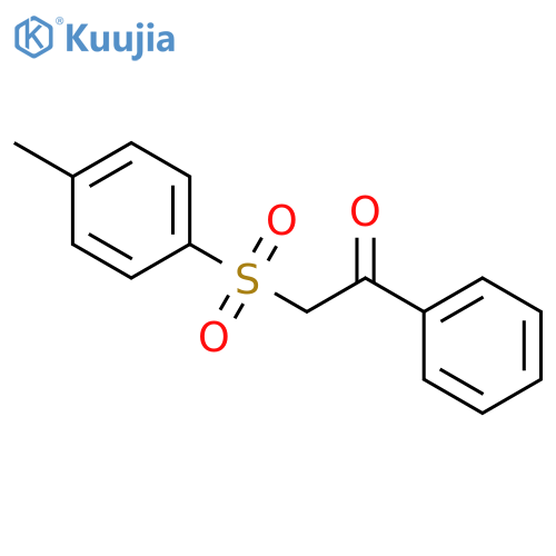 2-(4-methylbenzenesulfonyl)-1-phenylethan-1-one structure
