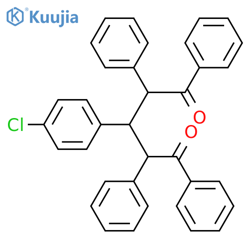 3-(4-Chlorophenyl)-1,2,4,5-tetraphenyl-1,5-pentanedione structure