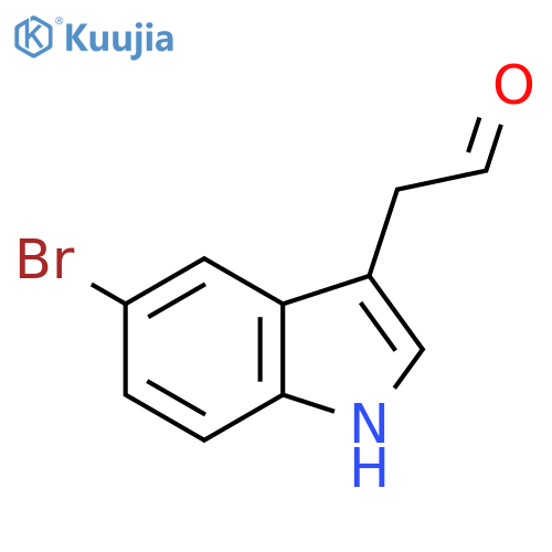 1H-Indole-3-acetaldehyde, 5-bromo- structure