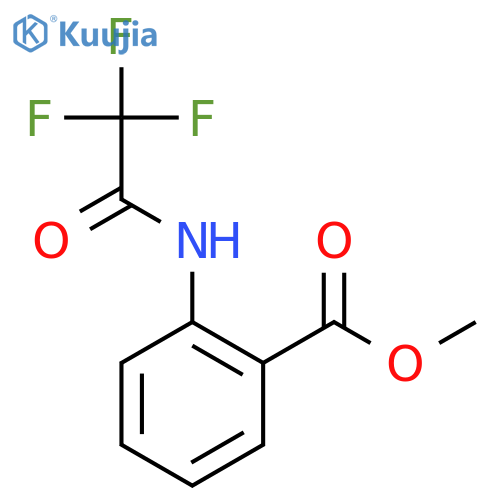 Methyl 2-(2,2,2-trifluoroacetyl)aminobenzenecarboxylate structure