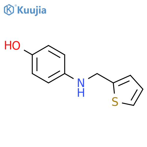 4-(Thiophen-2-ylmethyl)-amino-phenol structure