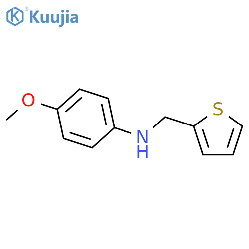 4-methoxy-N-(thiophen-2-yl)methylaniline structure