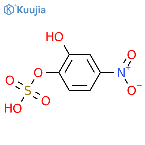 Pyrocatechol, 4-nitro-, sulfate structure