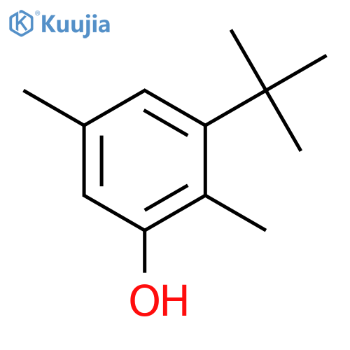 Phenol,(1,1-dimethylethyl)-2,5-dimethyl- (9CI) structure