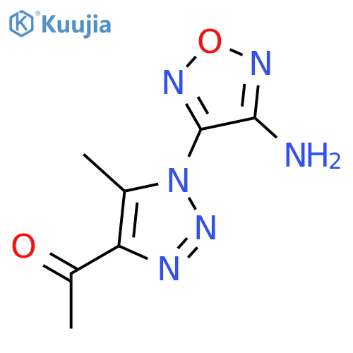 1-1-(4-Amino-furazan-3-yl)-5-methyl-1H-1,2,3triazol-4-yl-ethanone structure