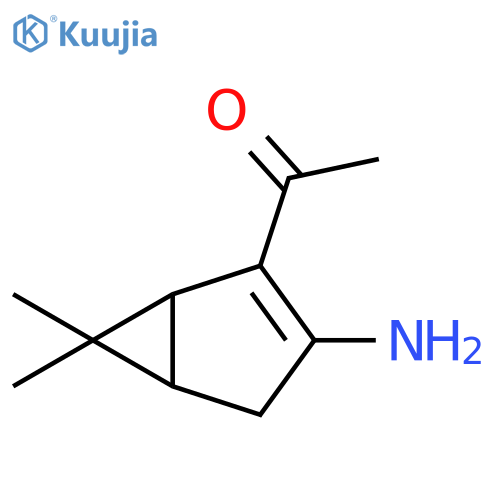 Ethanone,1-(3-amino-6,6-dimethylbicyclo[3.1.0]hex-2-en-2-yl)- structure