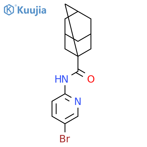 TRICYCLO[3.3.1.13,7]DECANE-1-CARBOXAMIDE, N-(5-BROMO-2-PYRIDINYL)- structure