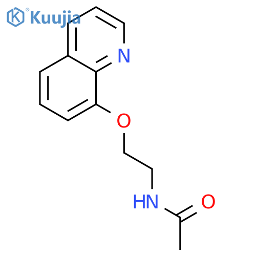 N-(2-(Quinolin-8-yloxy)ethyl)acetamide structure