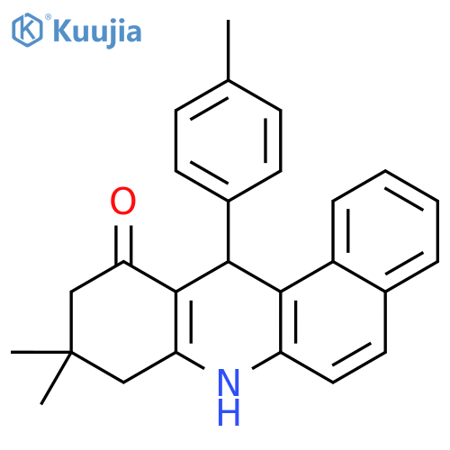 9,9-Dimethyl-12-p-tolyl-8,9,10,12-tetrahydro-7H-benzo[a]acridin-11-one structure