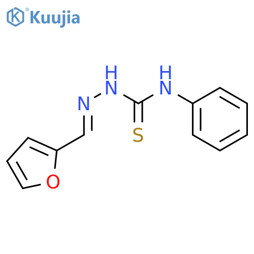 Hydrazinecarbothioamide,2-(2-furanylmethylene)-N-phenyl- structure