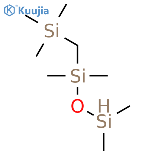 Disiloxane, 1,1,3,3-tetramethyl-1-[(trimethylsilyl)methyl]- structure