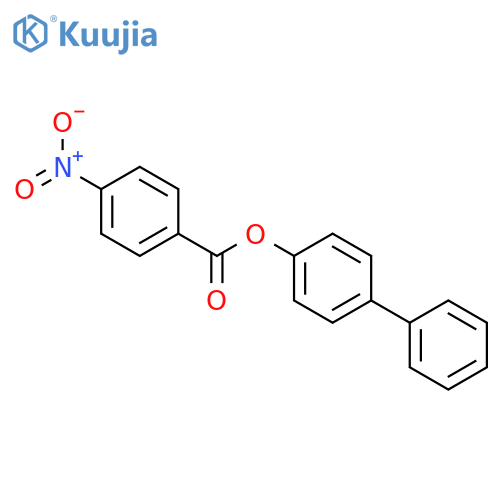 1,1'-biphenyl-4-yl 4-nitrobenzoate structure