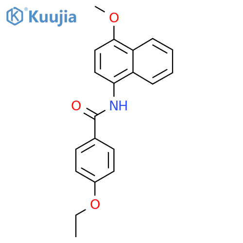 4-ethoxy-N-(4-methoxynaphthalen-1-yl)benzamide structure