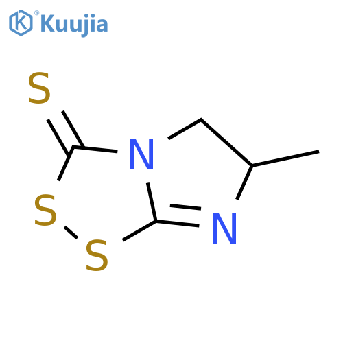 6-methyl-5,6-dihydro-3H-imidazo[2,1-c][1,2,4]dithiazole-3-thione structure