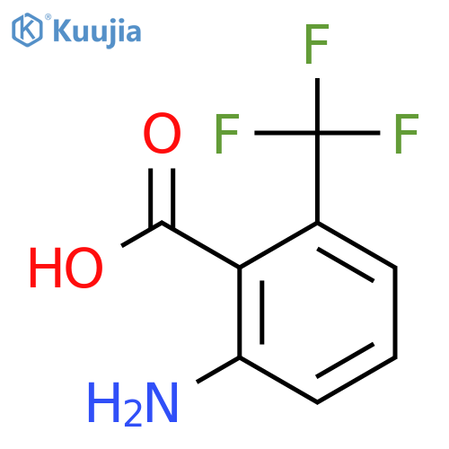 2-amino-6-(trifluoromethyl)benzoic acid structure