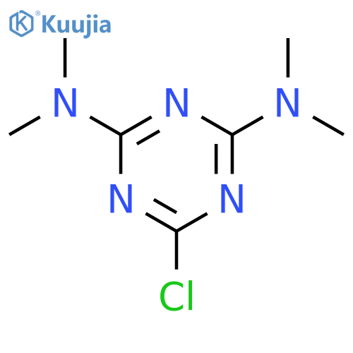6-Chloro-2-N,2-N,4-N,4-N-tetramethyl-1,3,5-triazine-2,4-diamine structure