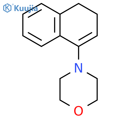 Morpholine, 4-(3,4-dihydro-1-naphthalenyl)- structure