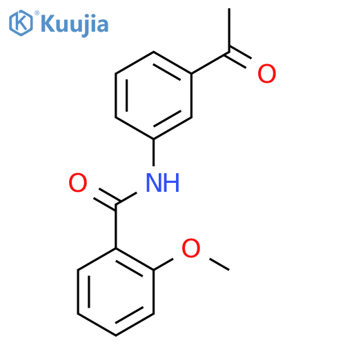 N-(3-Acetylphenyl)-2-methoxybenzamide structure