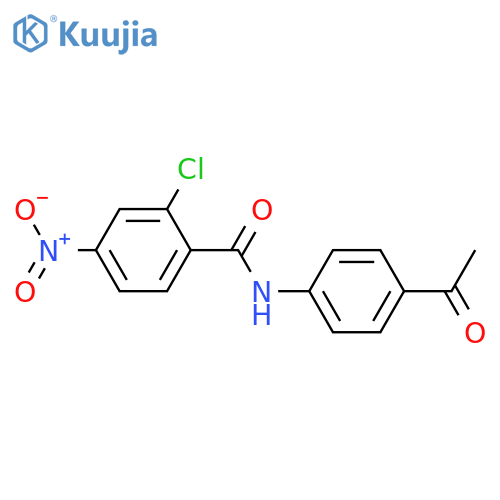 N-(4-Acetyl-phenyl)-2-chloro-4-nitro-benzamide structure