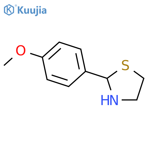 2-(4-methoxyphenyl)-1,3-thiazolidine structure