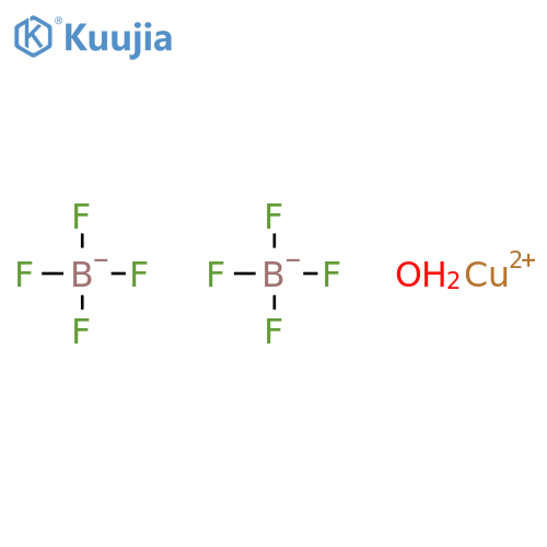 Borate(1-),tetrafluoro-, copper(2+) (2:1), monohydrate (9CI) structure
